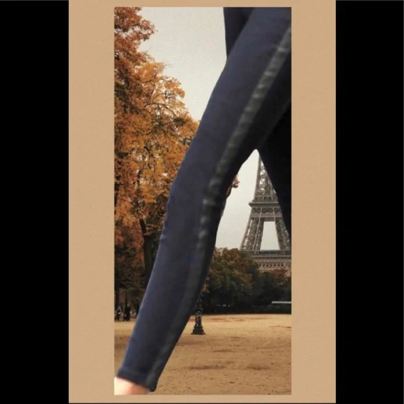 Blue Revival Sienna Black Jean with Gold Tuxedo Stripe - Picture 10 of 10